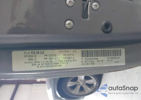 2018 Dodge Challenger Sxt из США, поврежденный, VIN 2C3CDZAGXJH334488